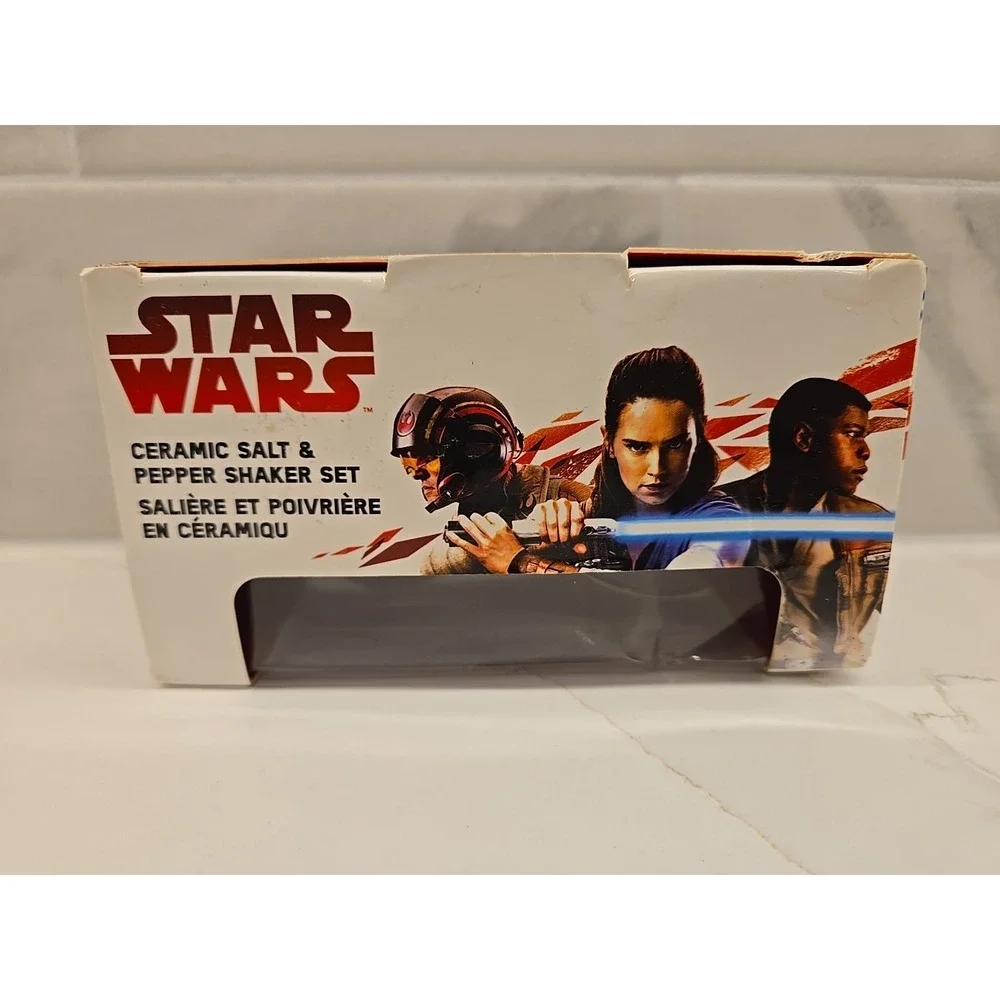 zak! Star Wars Darth Vader‎ & Stormtrooper Ceramic Salt & Pepper Shaker Set